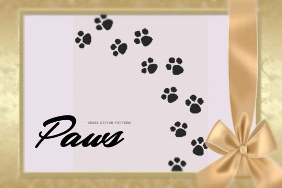 Paws. Cross Stitch Pattern