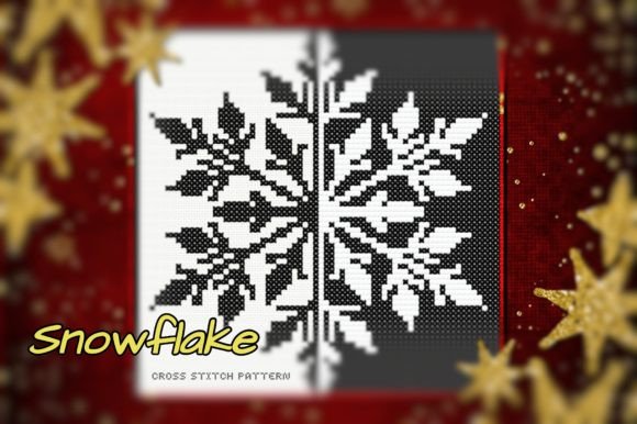 Snowflake Cross Stitch Pattern